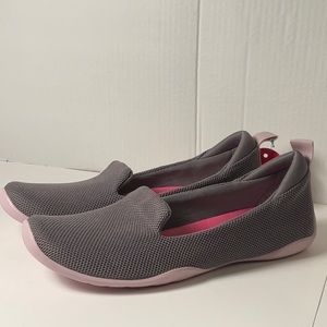 Ryca Size 7.5 Gray Pink Slip On Shoes
